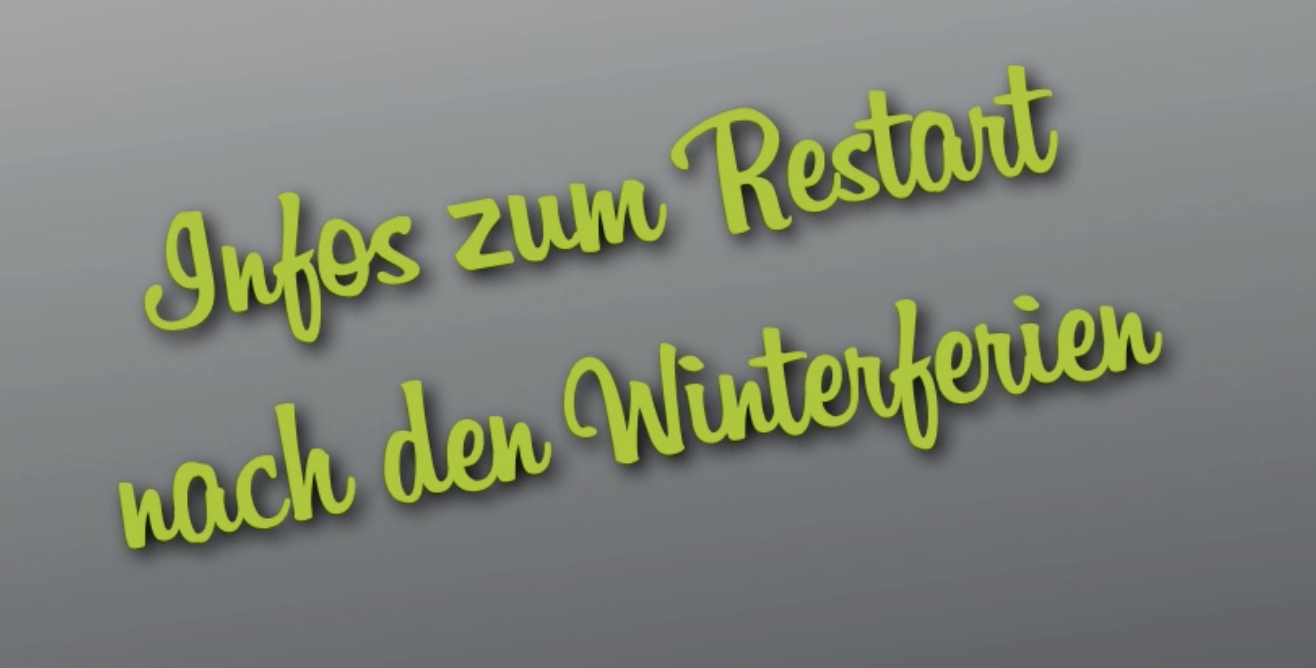 Infos zum Schulbeginn nach den Weihnachtsferien