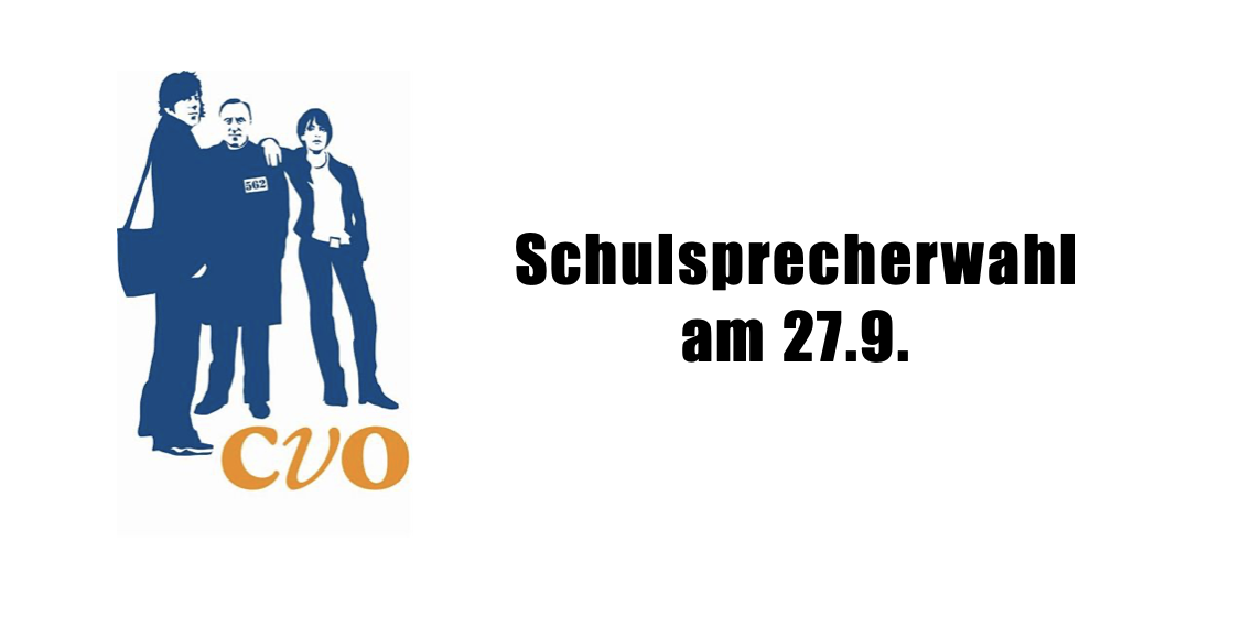 Schulsprecherwahl am 27.9.