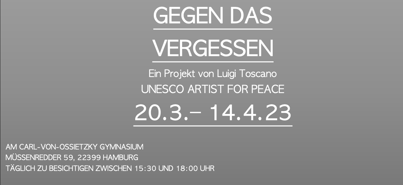 UNESCO-geförderte Ausstellung „Gegen das Vergessen“ am CvO