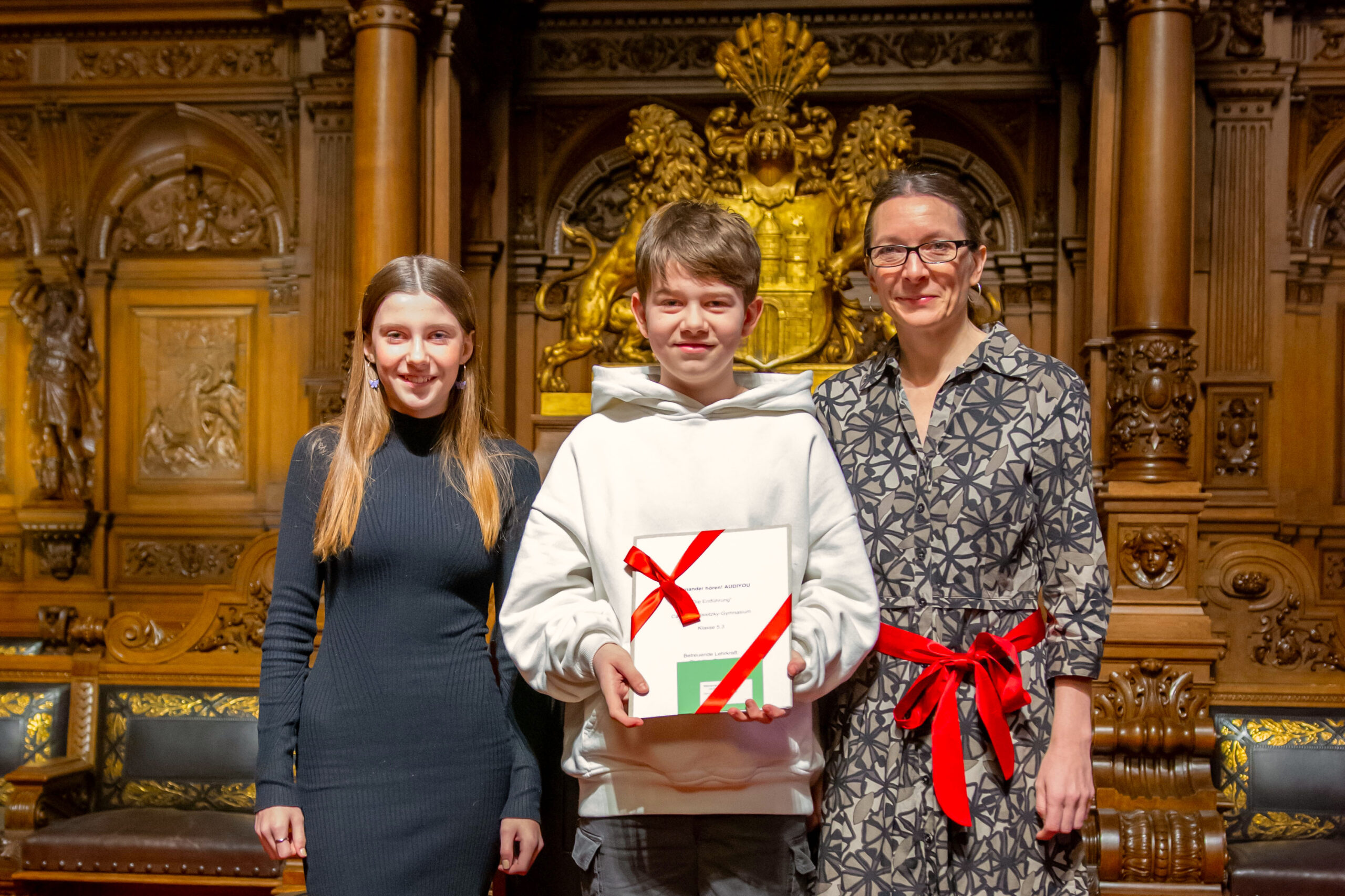 ​​​​​​CvO-SchülerInnen von neuer Schulsenatorin geehrt