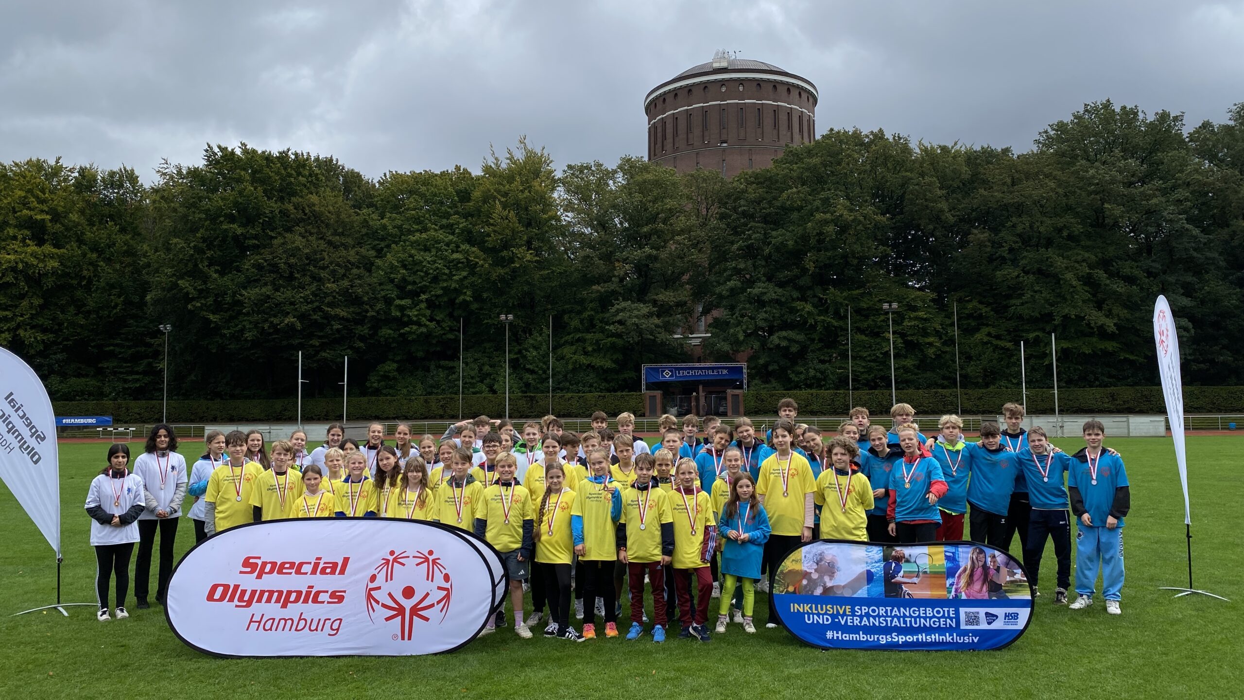 CvO-Klassen unterstützen inklusives Laufevent 