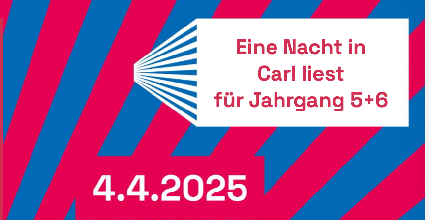 Lesenacht in Carl liest: Jetzt anmelden!