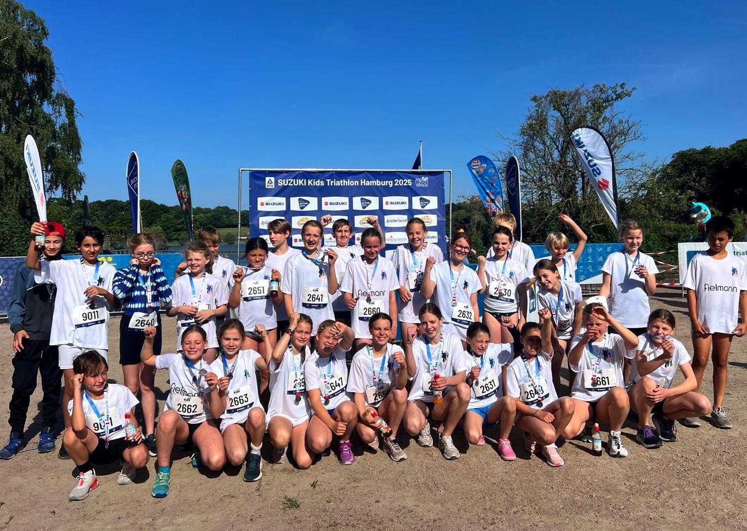 Schwimmen, Radeln, Laufen – CvO beim KIDS-Triathlon